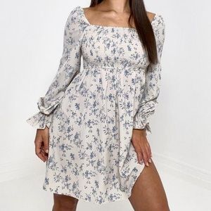 Missguided smocked mini dress